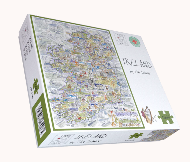 Map of Ireland 1000 Piece Jigsaw Puzzle
