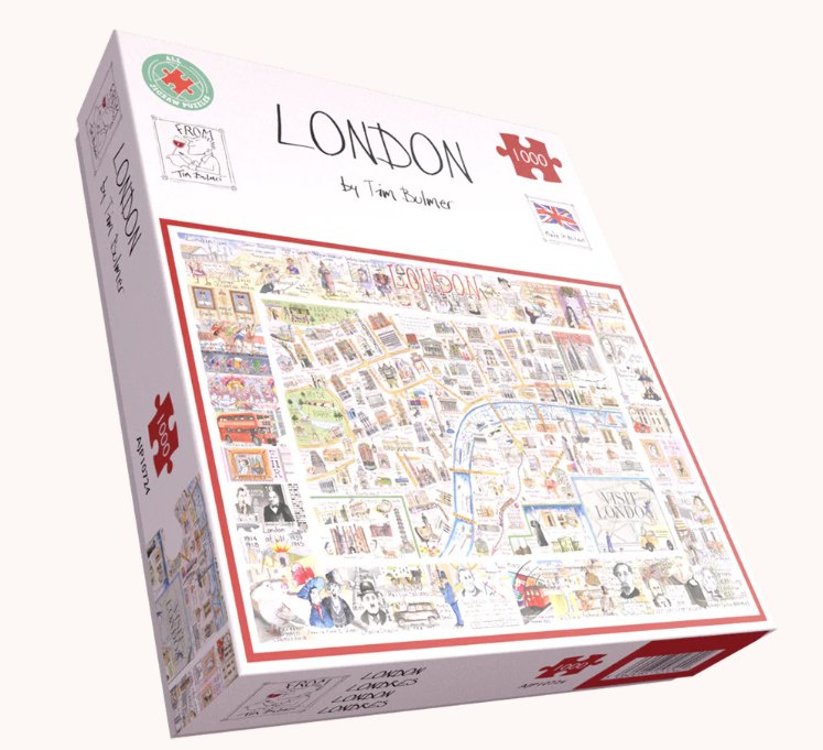 Map of London 1000 Piece Jigsaw Puzzle