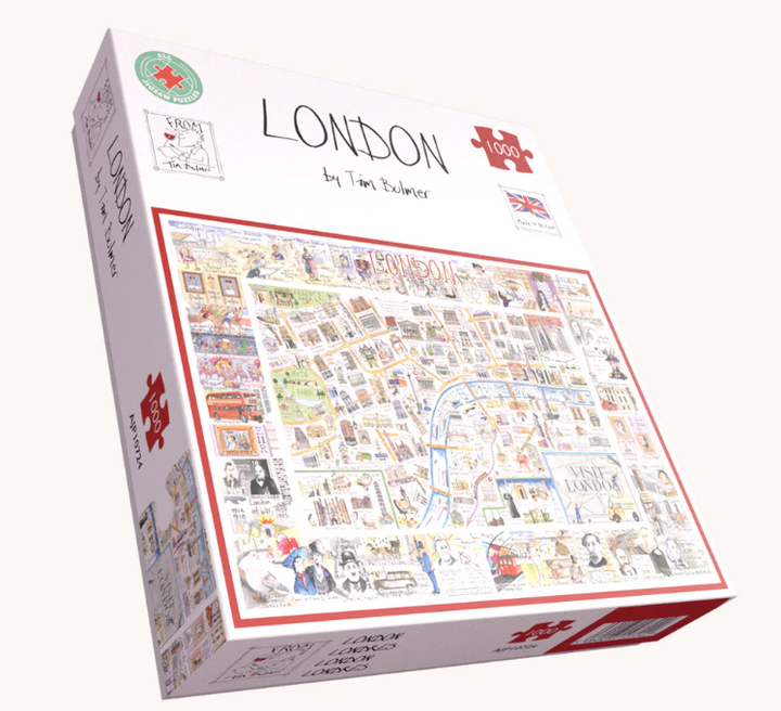 Map of London 1000 Piece Jigsaw Puzzle