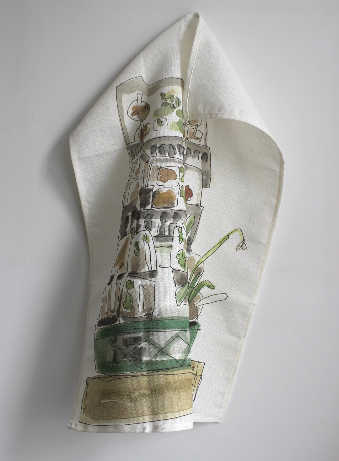 Seedling Boxes Linen/Cotton Tea Towel