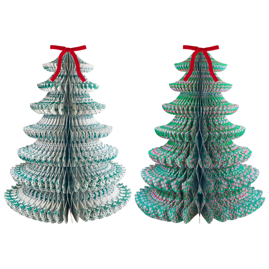Meri Meri x Liberty Giant Paper Honeycomb Trees-Set of 2