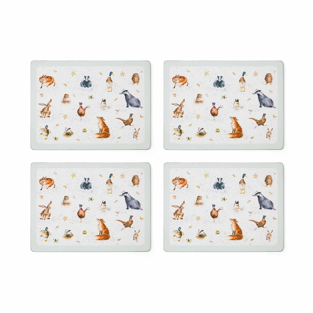 Wrendale Designs Set of 4 Large Placemats