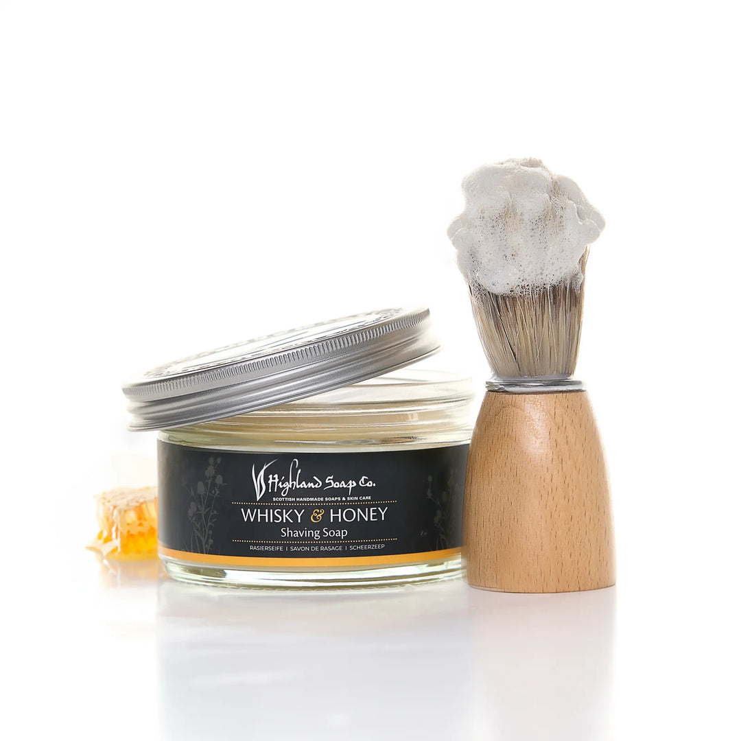 Whisky & Honey Wash Bag & Shaving Kit