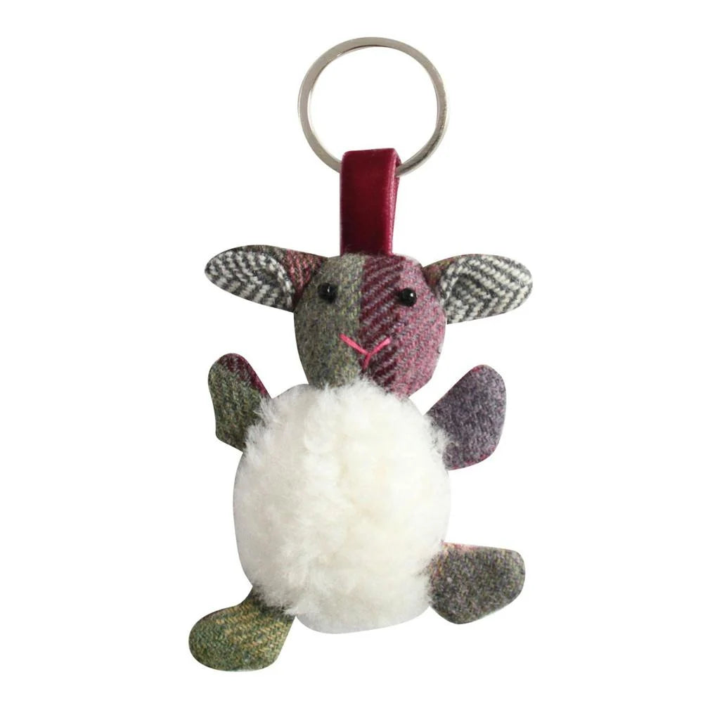 Gullane Tweed Sheep Keyring