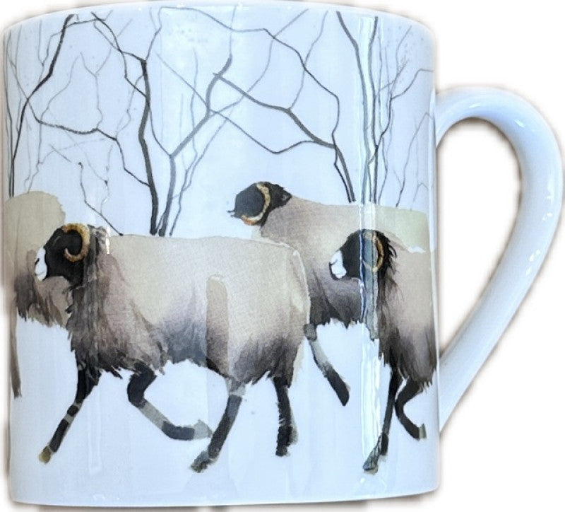 Bone China Sheep Pint Mug by Mary Ann Rogers