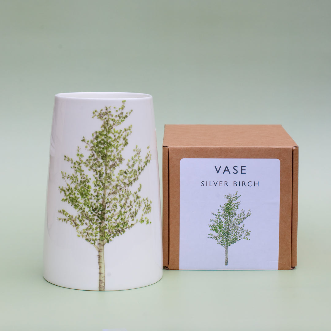 Silver Birch Vase