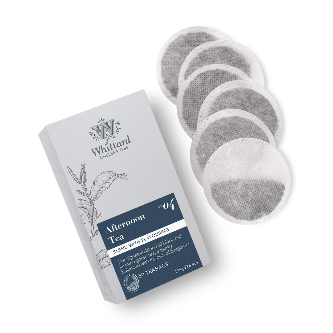 Whittard Afternoon Tea 50 Traditional Teabags Plastic Free