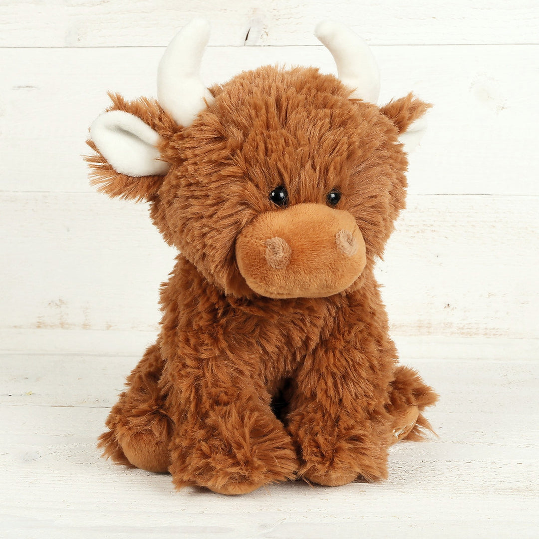 Highland Coo Soft Toy Cuddly Companion - Small