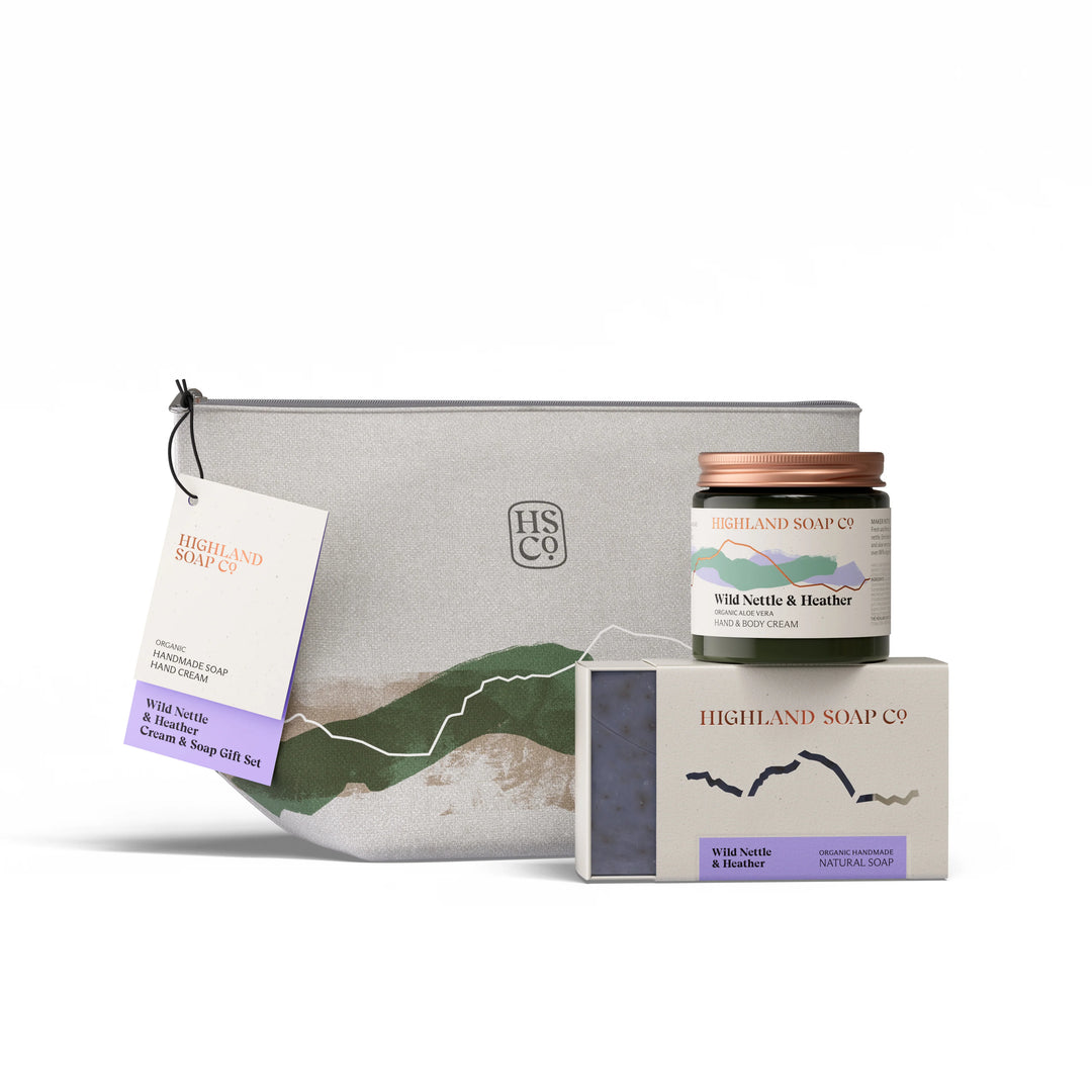 Wild Nettle & Heather Bar Soap & Cream Set