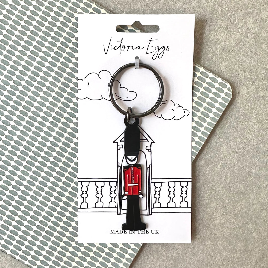 King's Guard Enamel Keyring