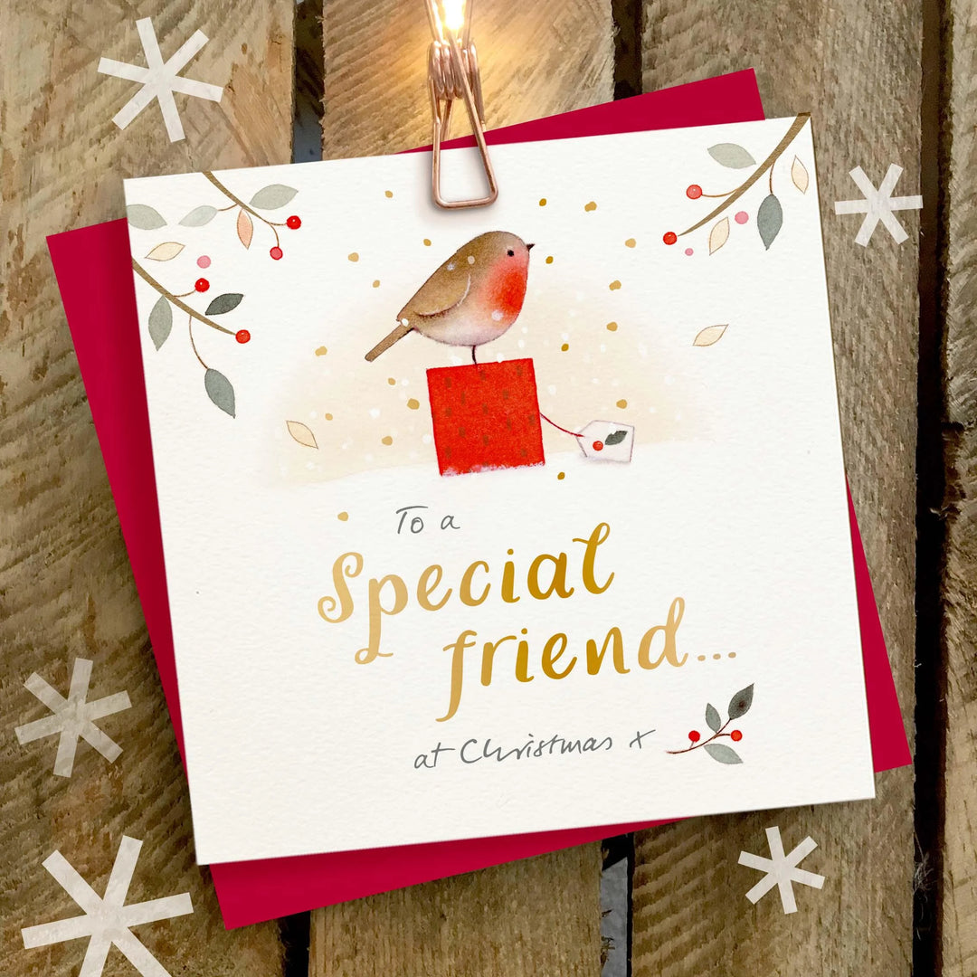 To a Special Friend at Christmas Card