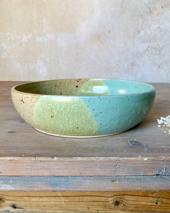 Speckled Beach Serving Bowl