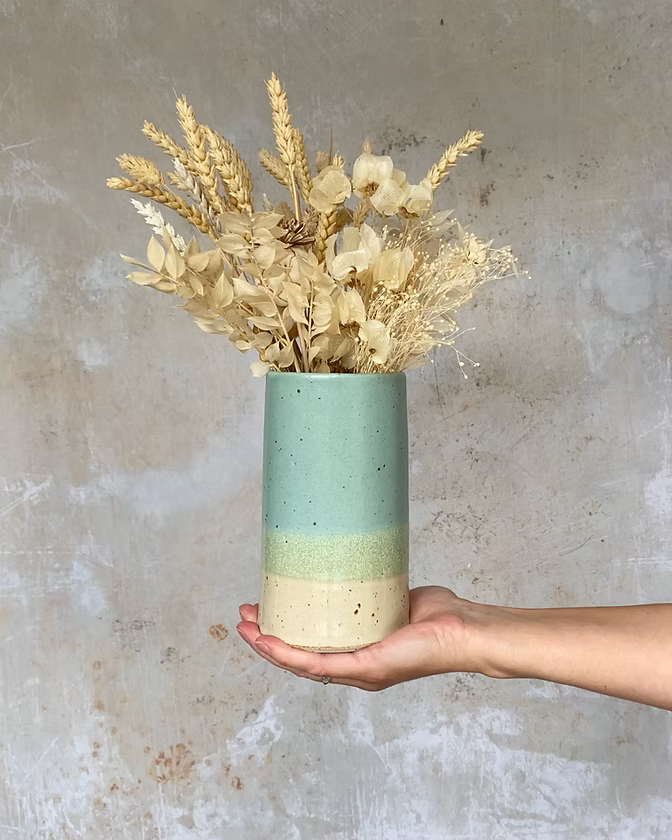 Speckled Beach Tall Vase