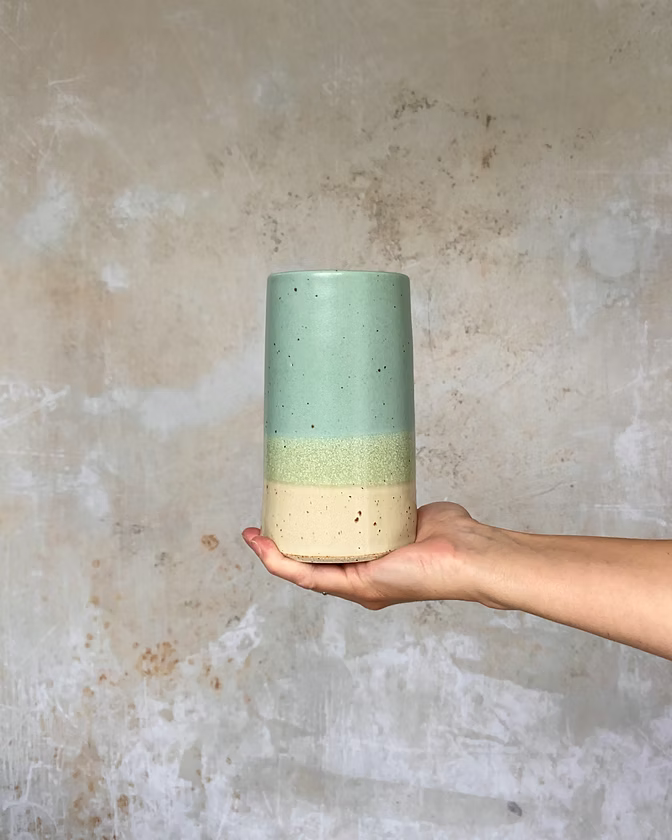 Speckled Beach Tall Vase