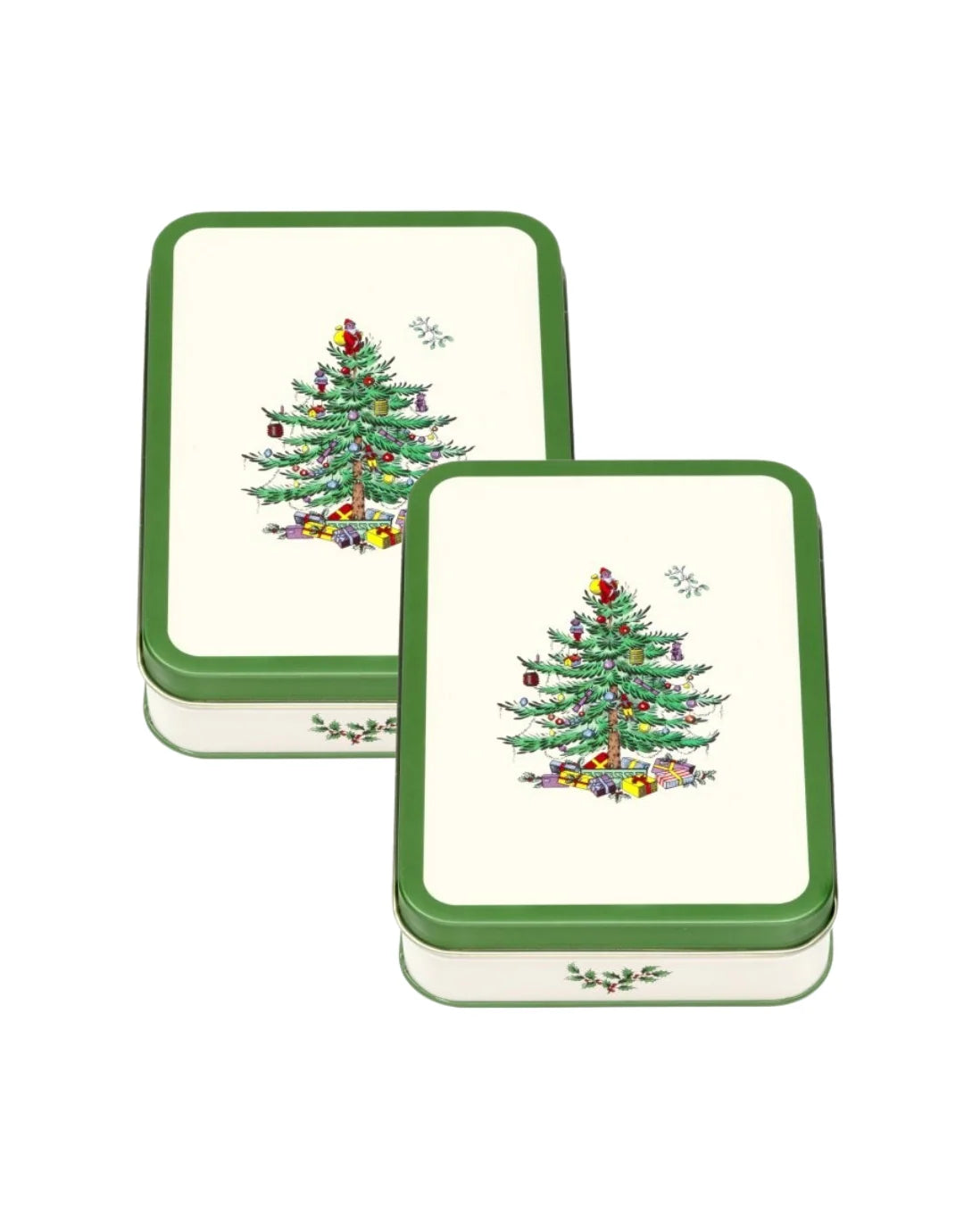 Spode Christmas Tree Small Rectangular Tin