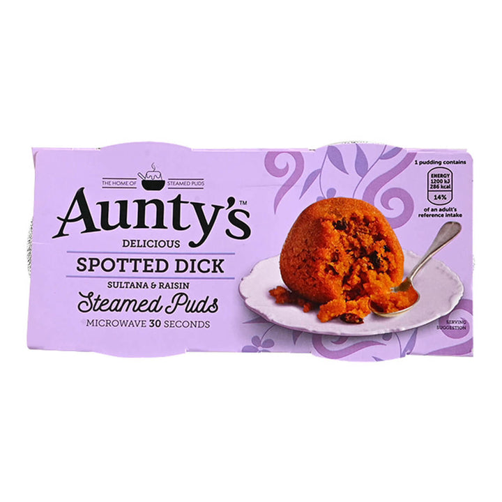 Aunty's Spotted Dick Steamed Puds