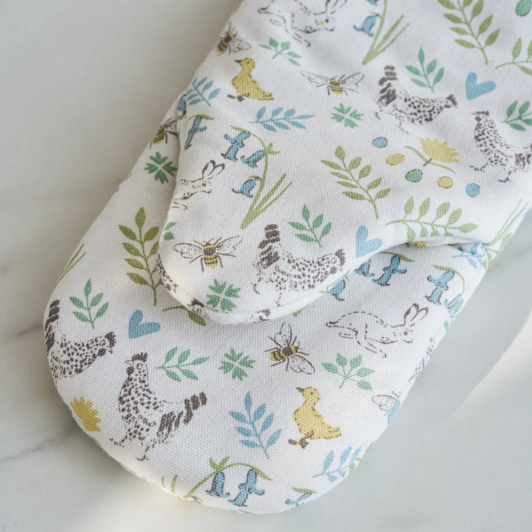Spring Chickens Oven Mitt