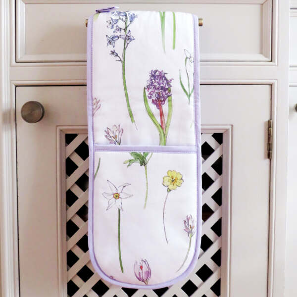 Spring Floral Double Oven Glove