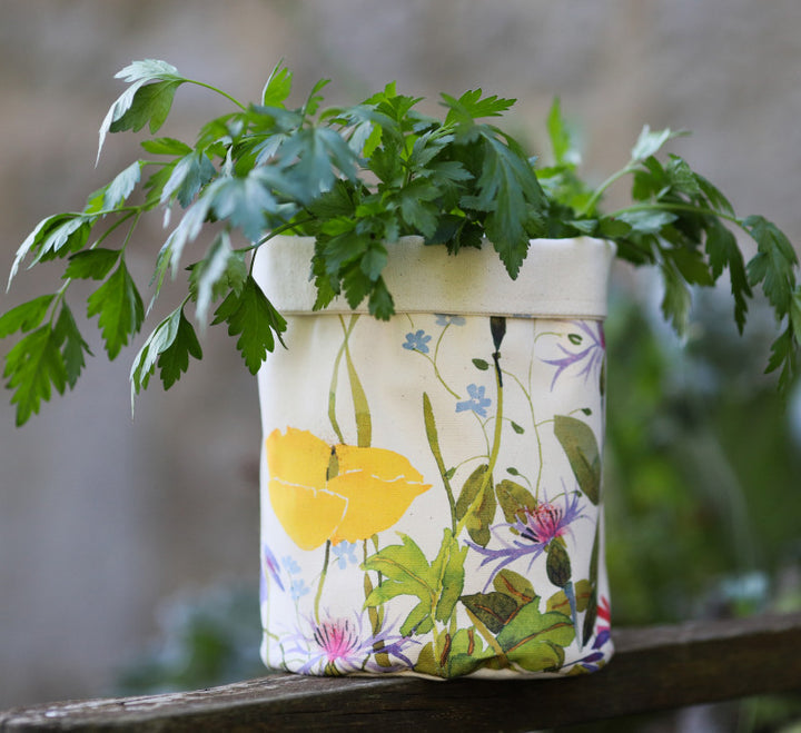Spring Flowers Pot Bag by Mary Ann Rogers