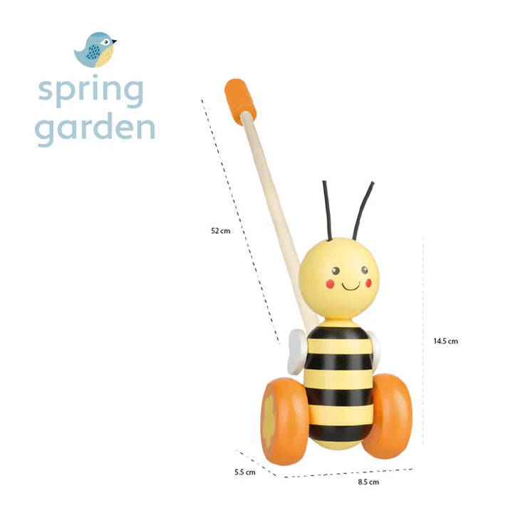 Push Along Wooden Honey Bee Toy