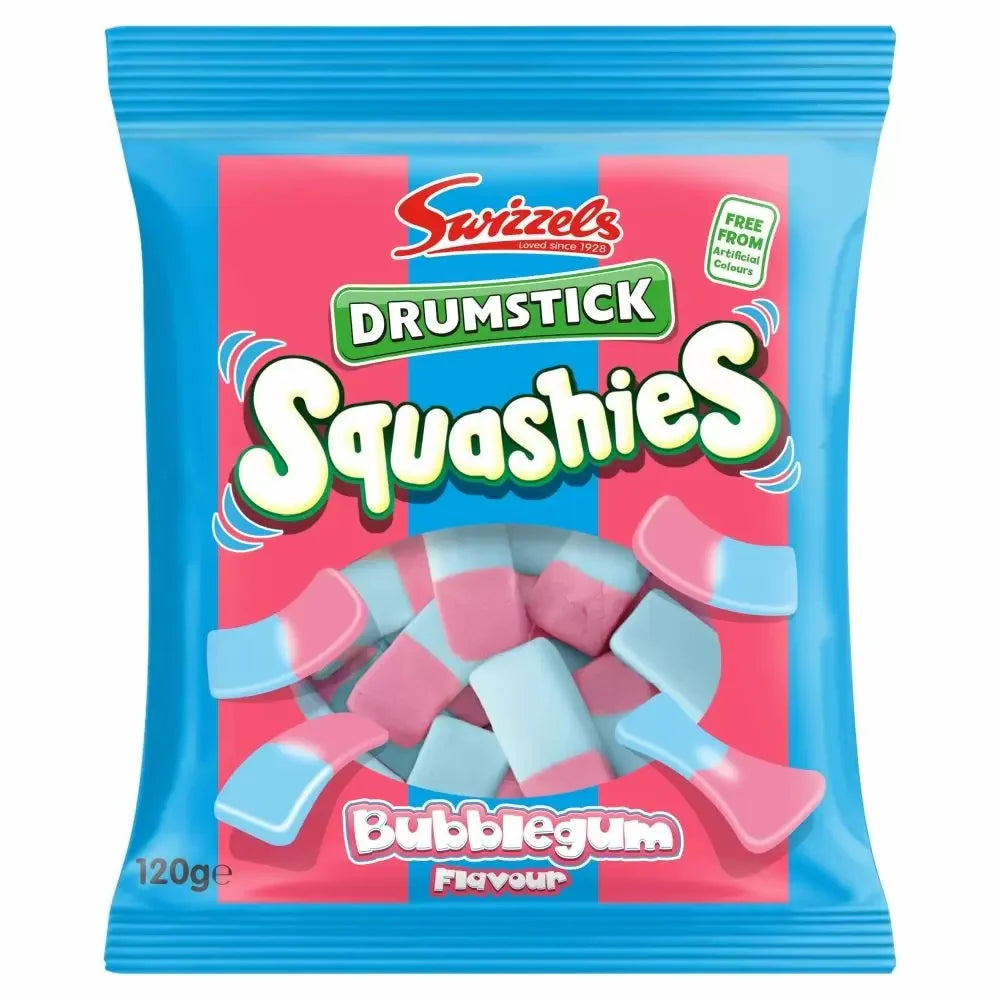 Swizzels Drumstick Bubblegum Flavor Squashies