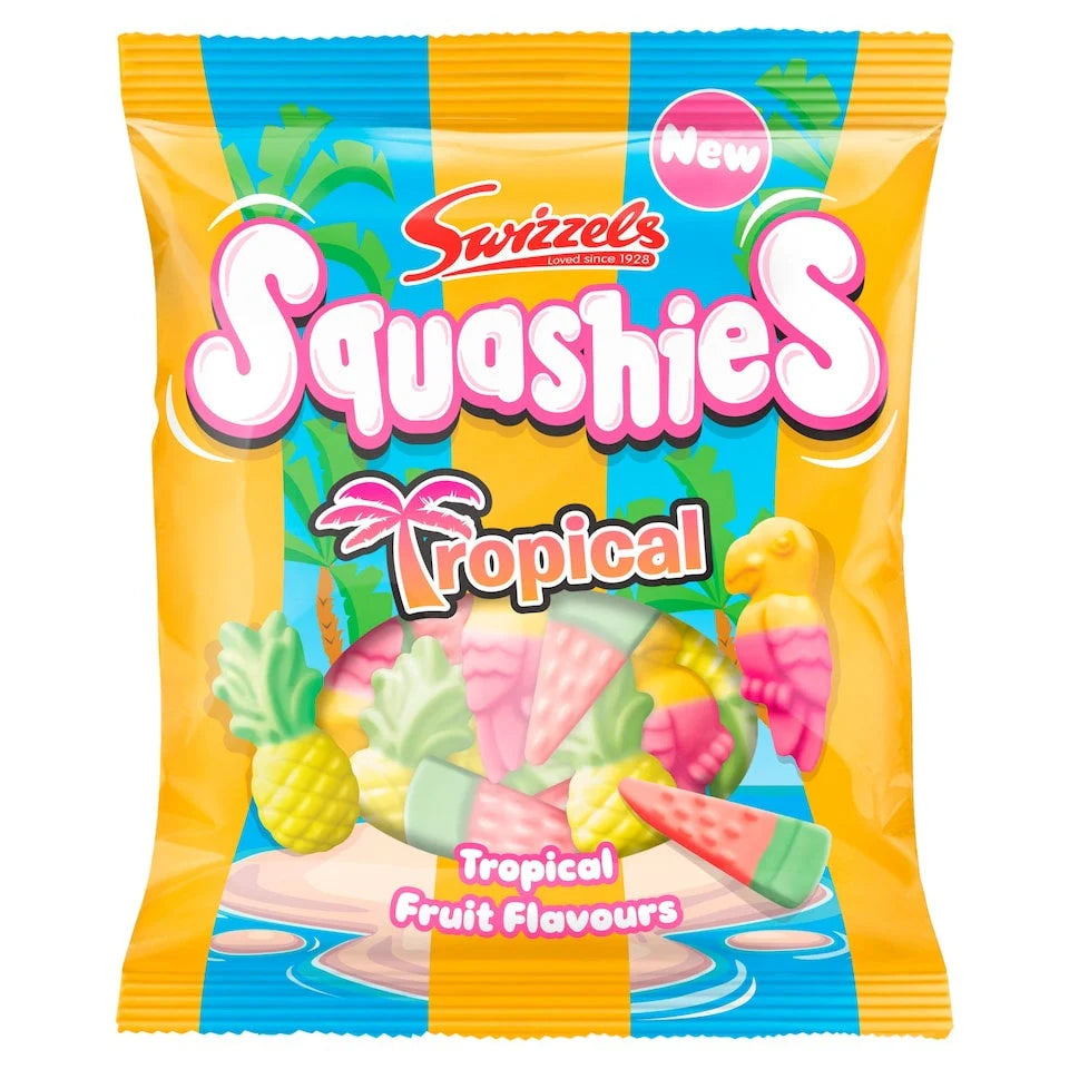 Swizzels Drumstick Tropical Fruit Flavor Squashies