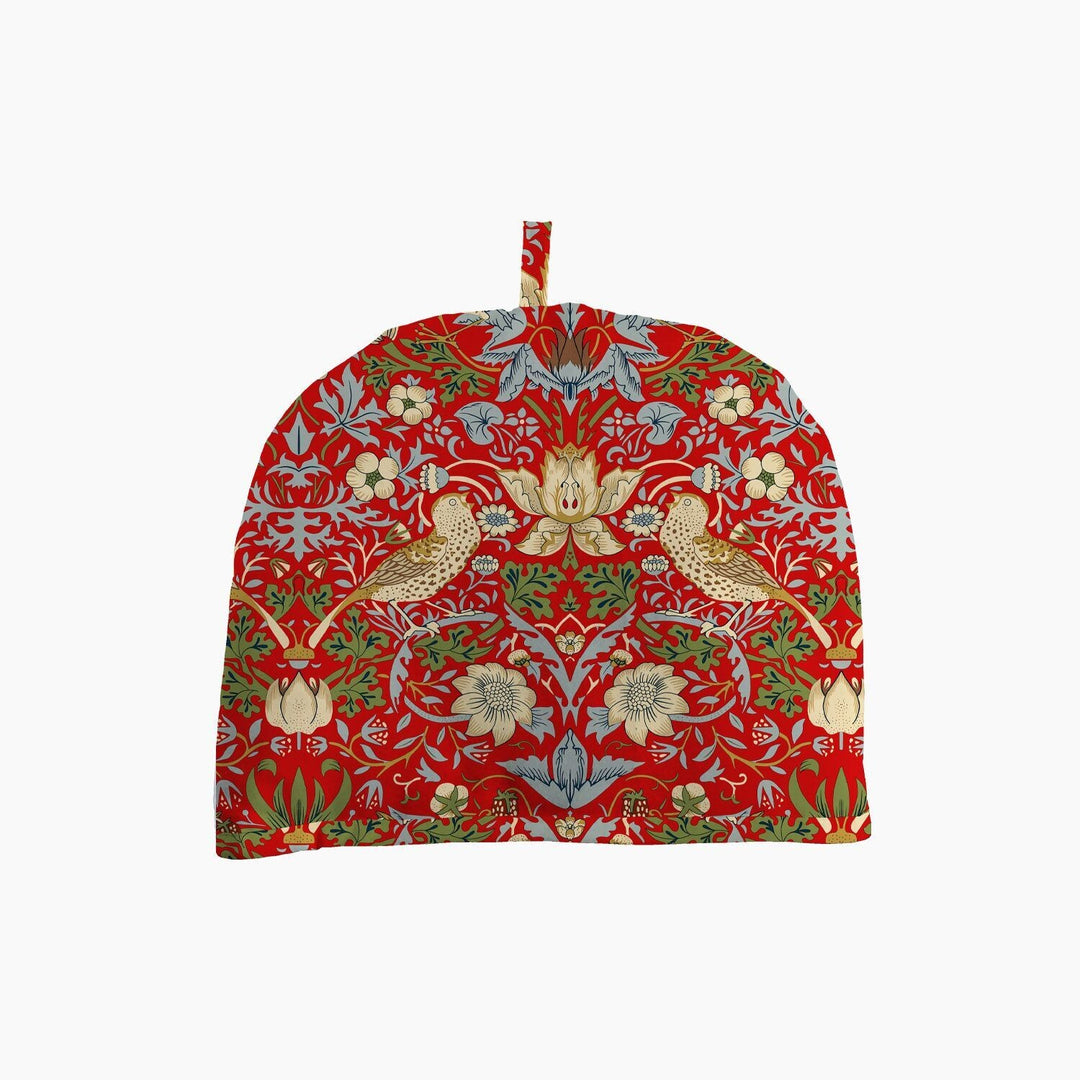 Strawberry Thief Red Tea Cosy