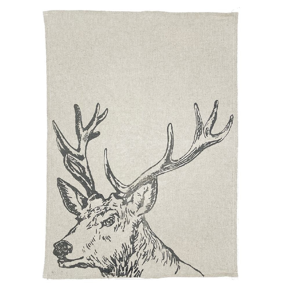 Stag Linen Tea Towel