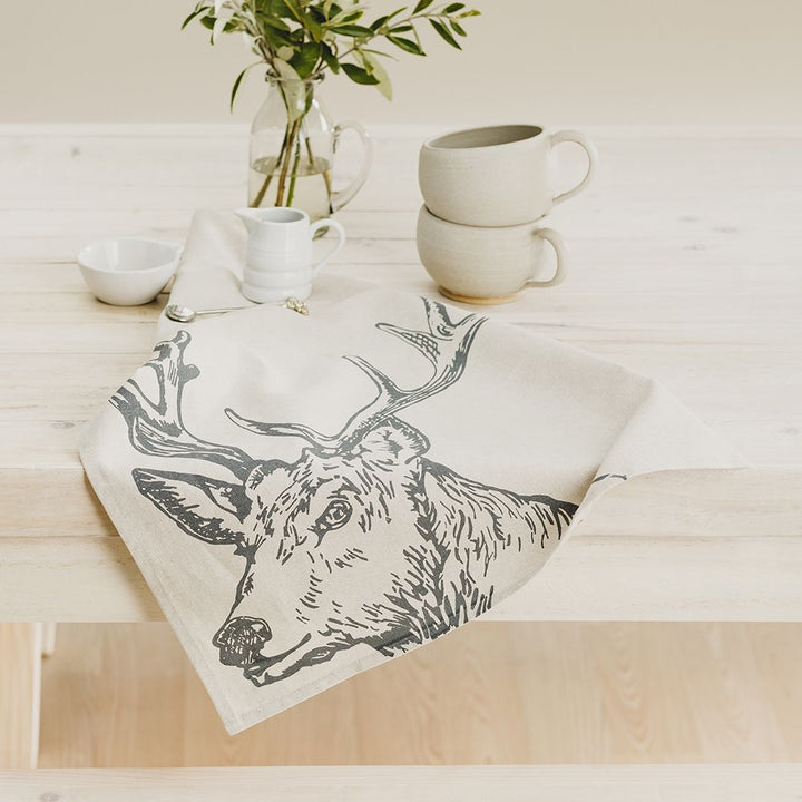 Stag Linen Tea Towel