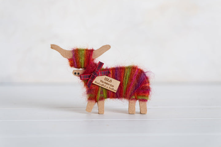 Standing Coos - Highland Cow Ornaments