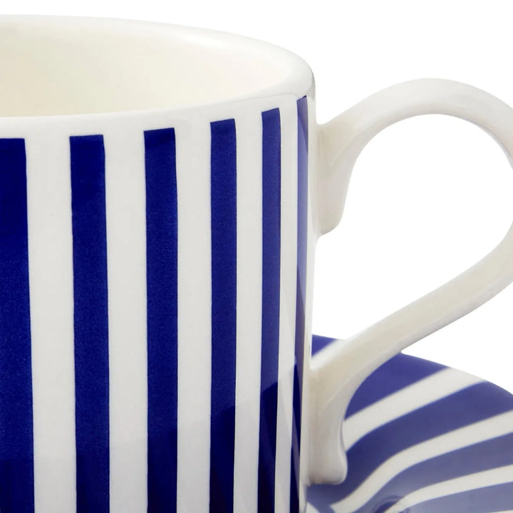 Spode Steccato  Narrow Stripe Teacup & Saucer