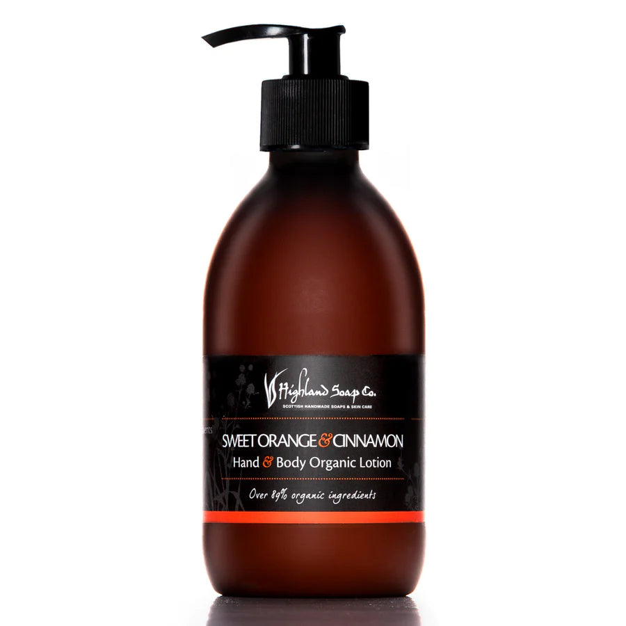 Sweet Orange and Cinnamon Organic Hand & Body Lotion 300ml