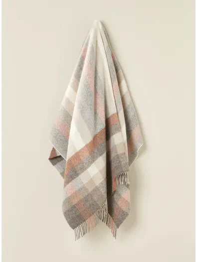100% Wool Throw Blanket - Woodale Blanket