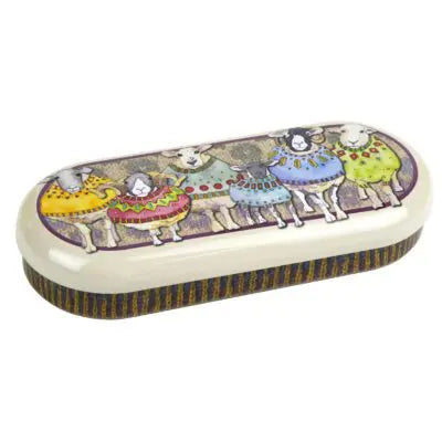 Sheep in Sweaters Tin Glasses Case