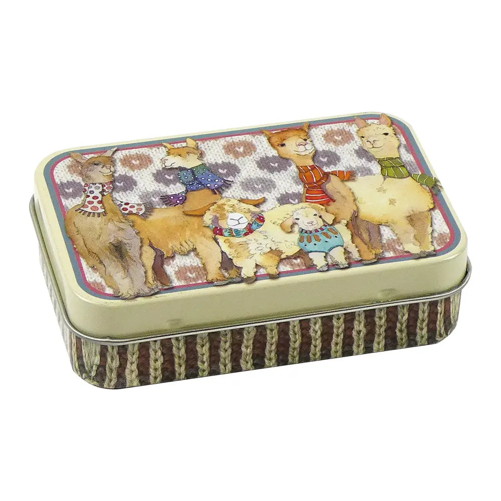 Other Woollies Hinged Small Rectangular Tin