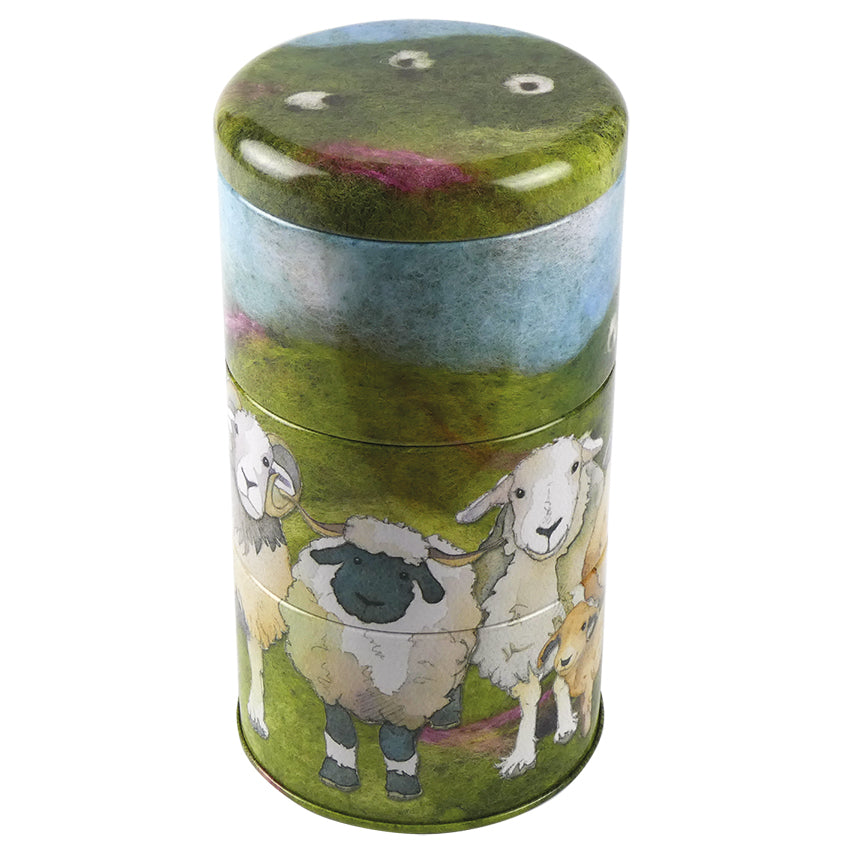 Felted Sheep Set of 3 Stacker Tins
