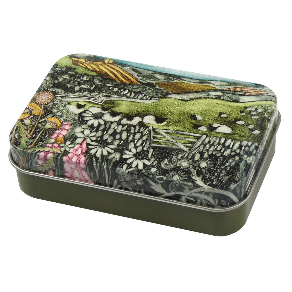 Countrylife Hinged Small Rectangular Tin