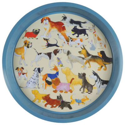 Paw Club Round Tin Tray