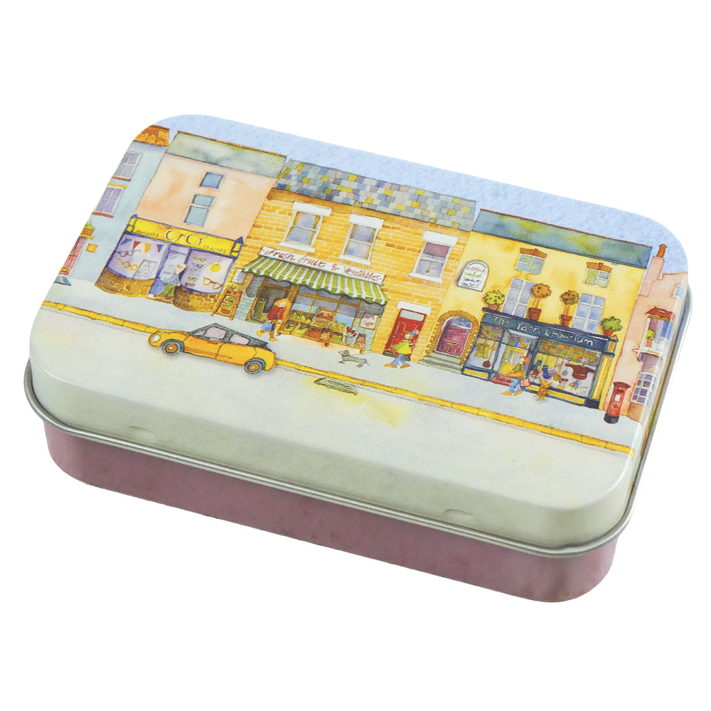 Market Street Hinged Small Rectangular Tin