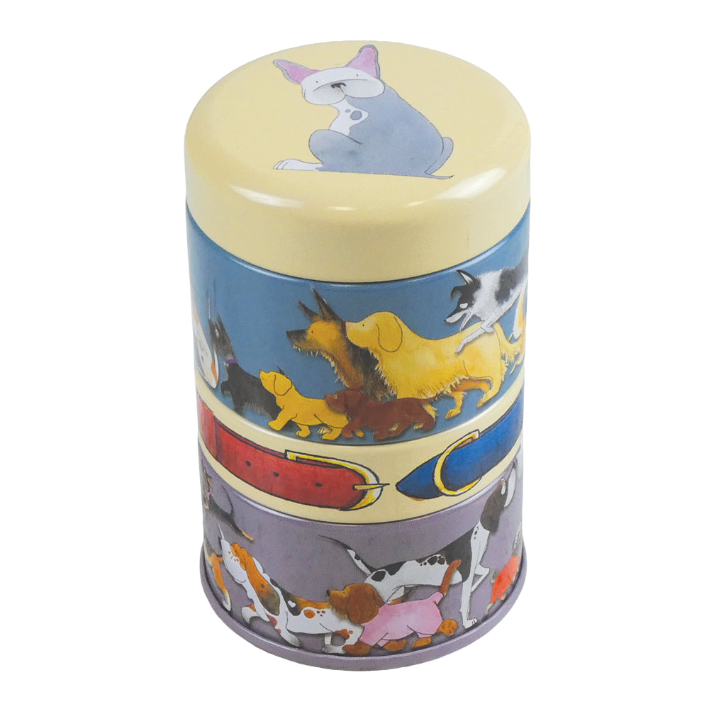 Paw Club Set of 3 Mini Stacker Tins