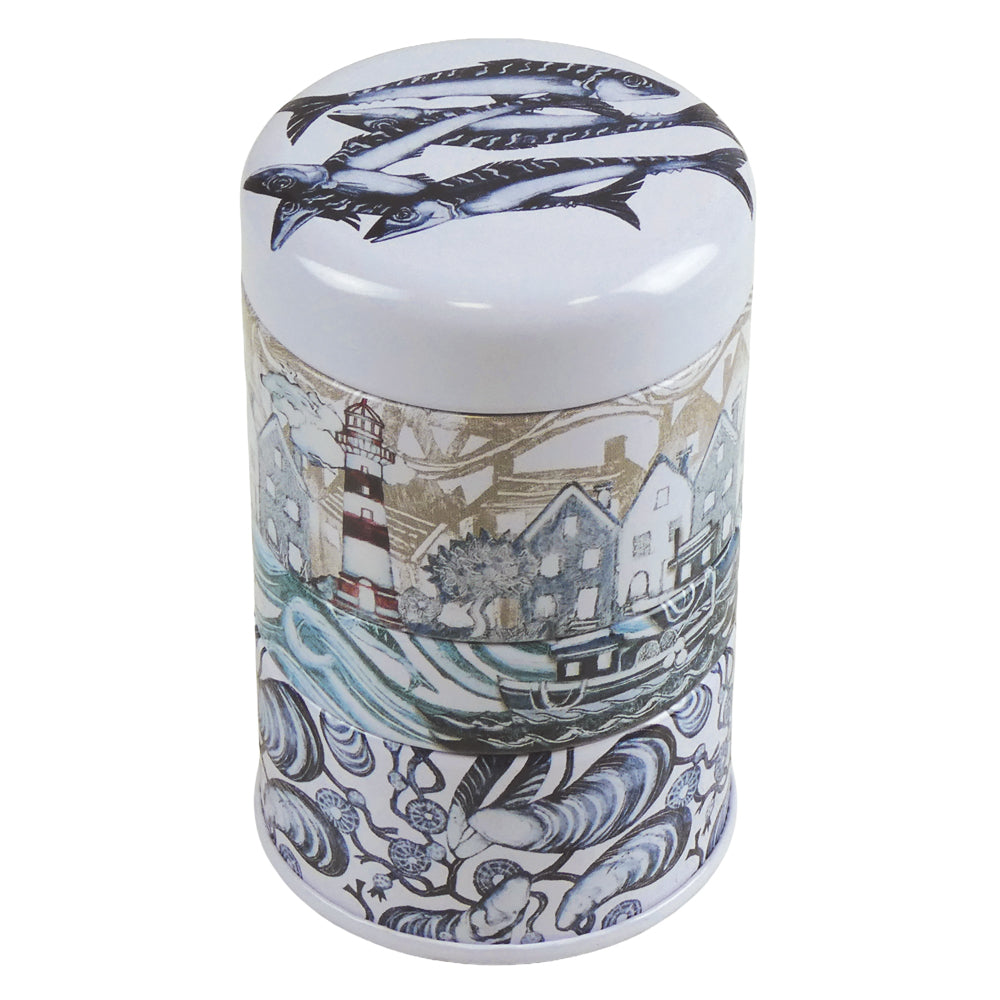 Fishing Village Set of 3 Mini Stacker Tins