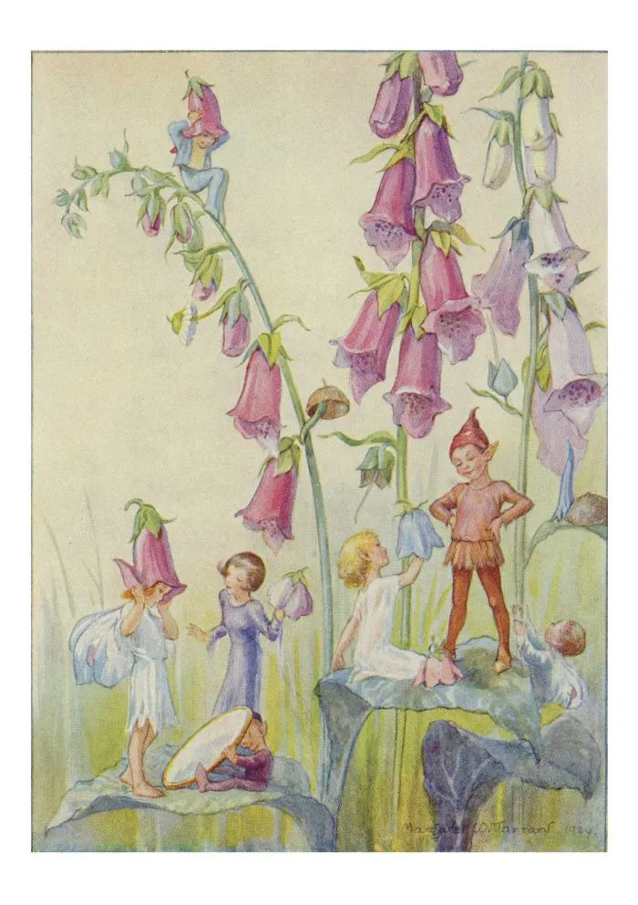 Foxglove Fairy Greeting Card