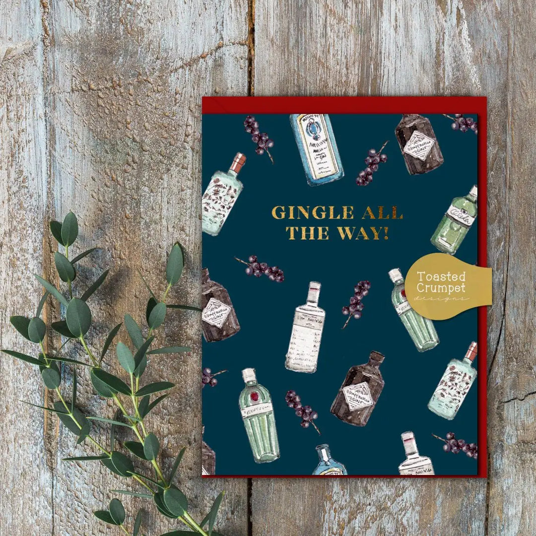 Gingle All the Way Greetings Card