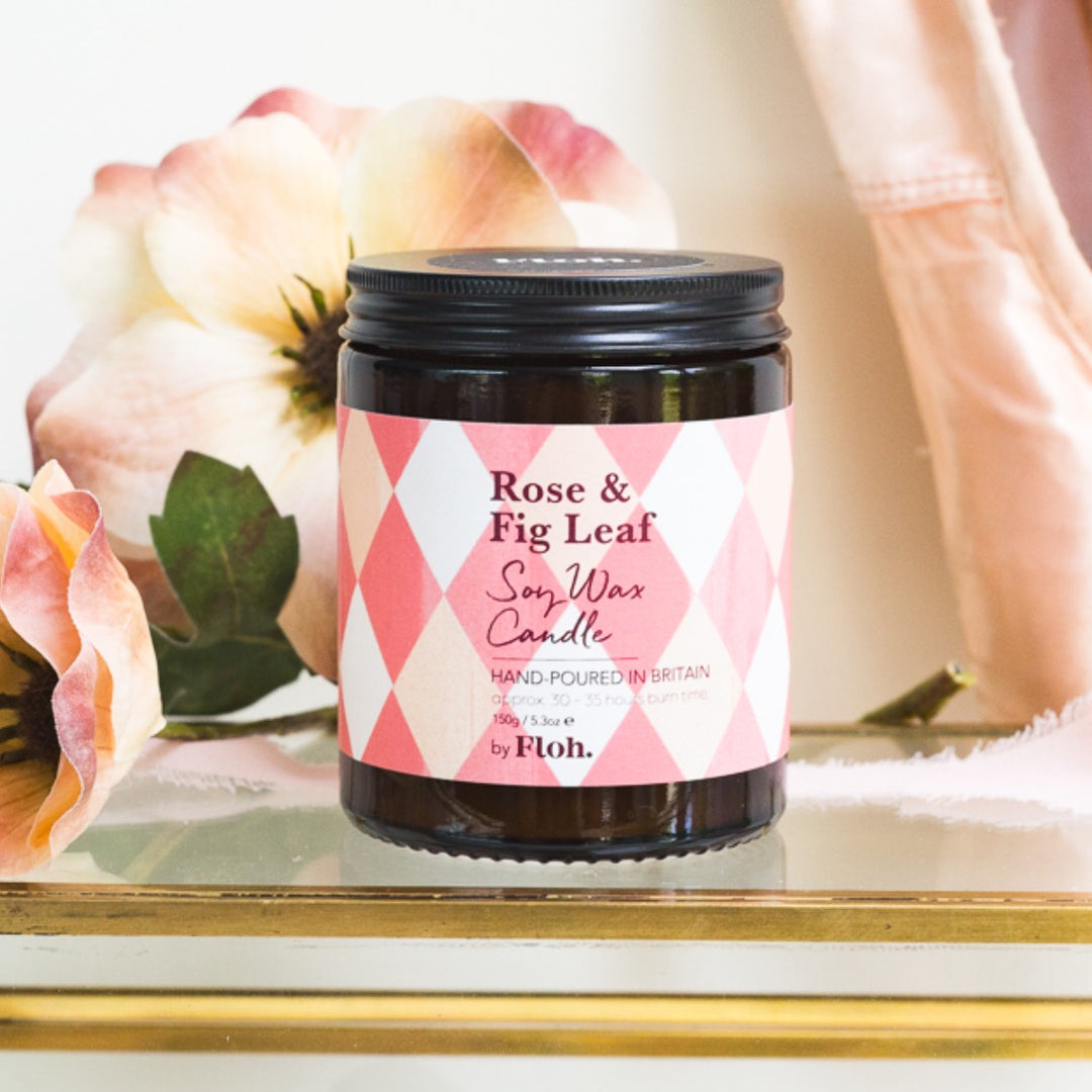 Rose & Fig Leaf Apothecary Candle