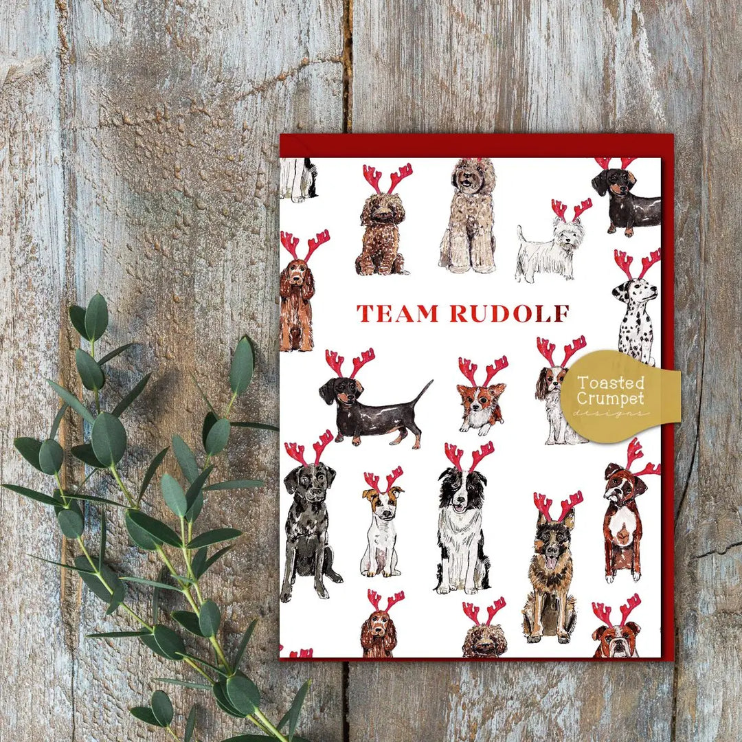 Team Rudolph Greetings Card