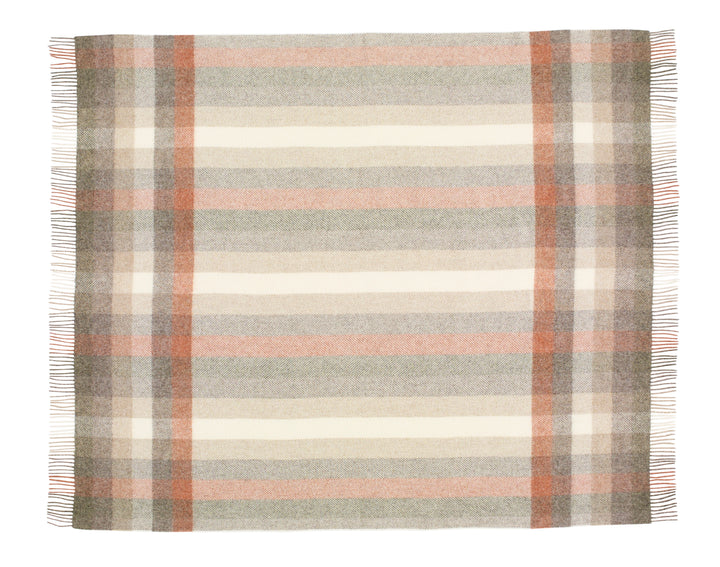 100% Wool Throw Blanket - Woodale Blanket
