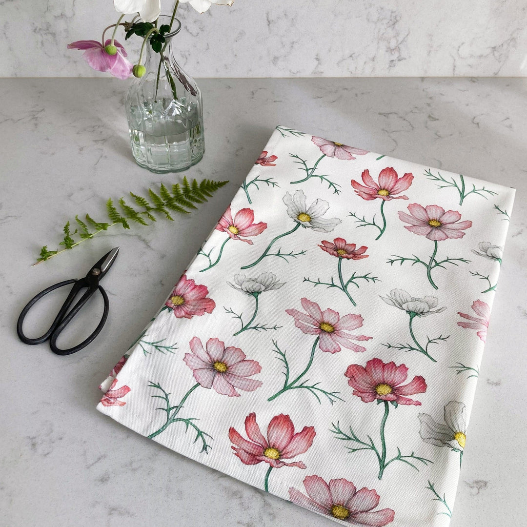 Cosmos Tea Towel