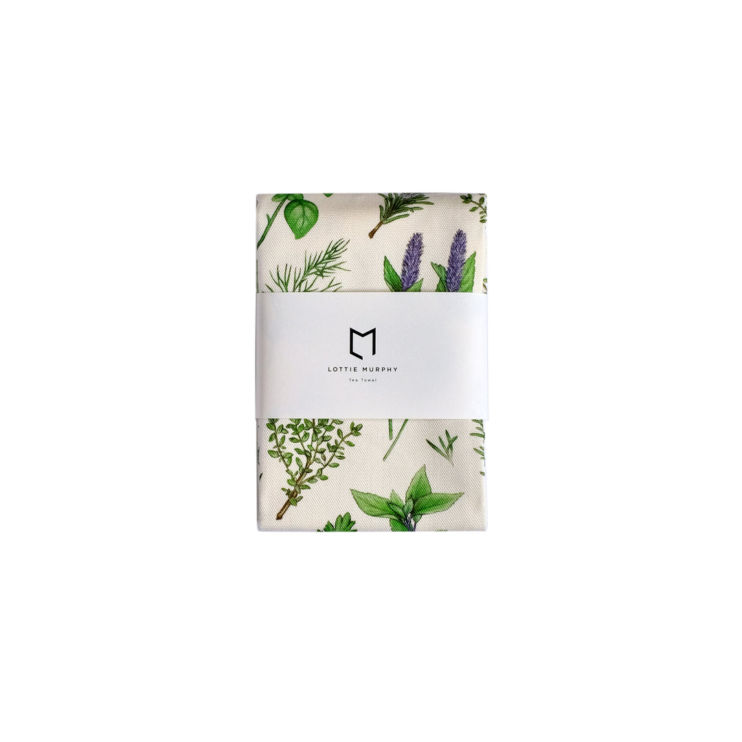 Herbs Tea Towel
