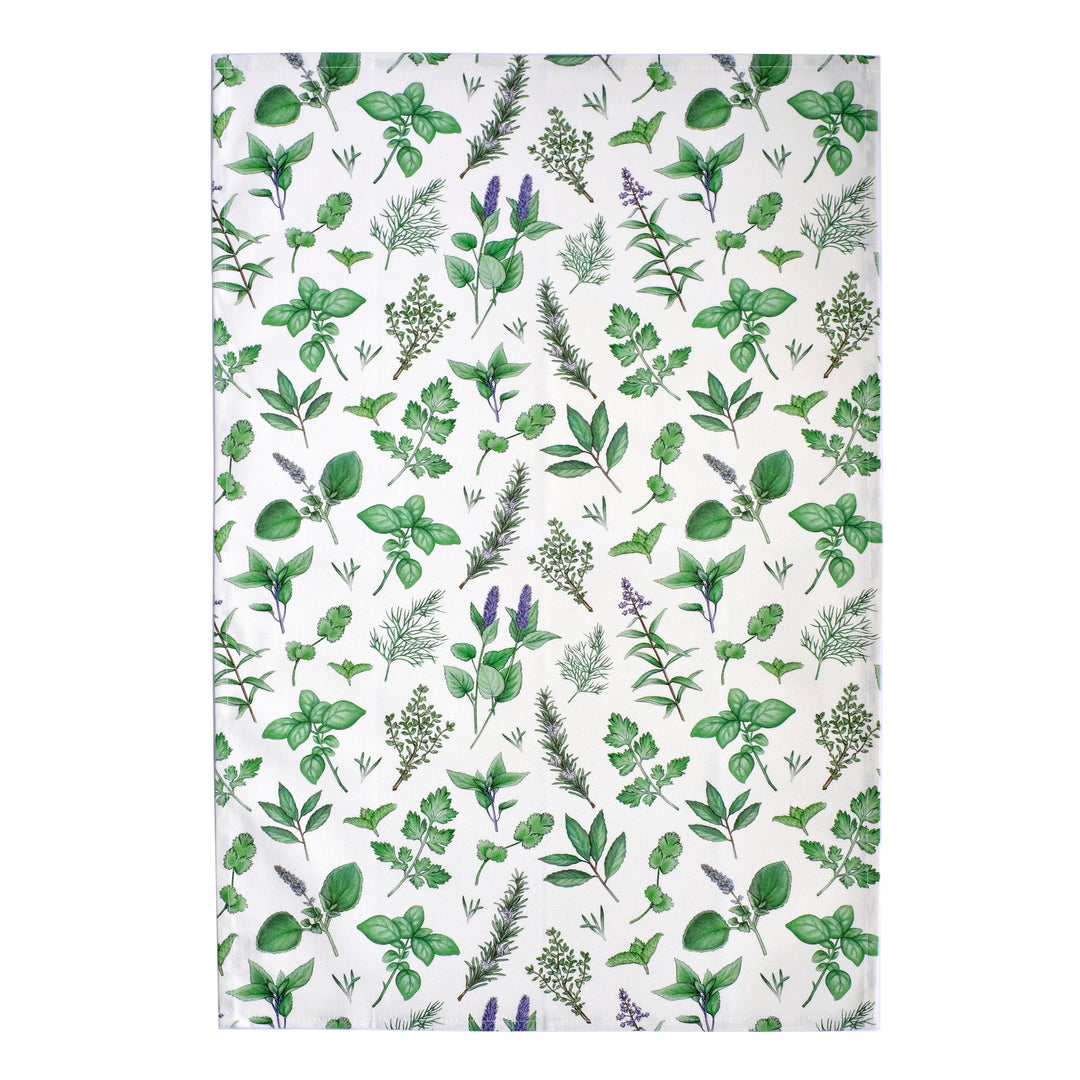 Herbs Tea Towel