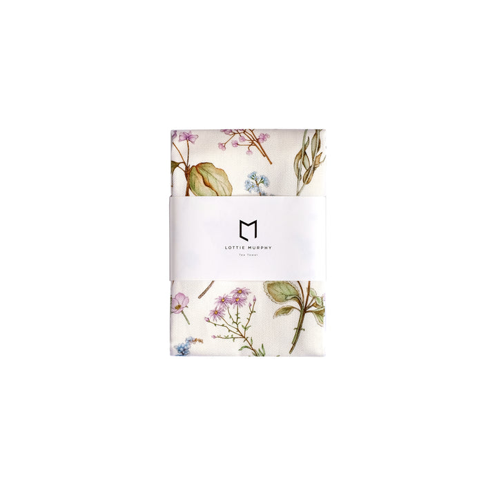 Sprigs Floral Tea Towel
